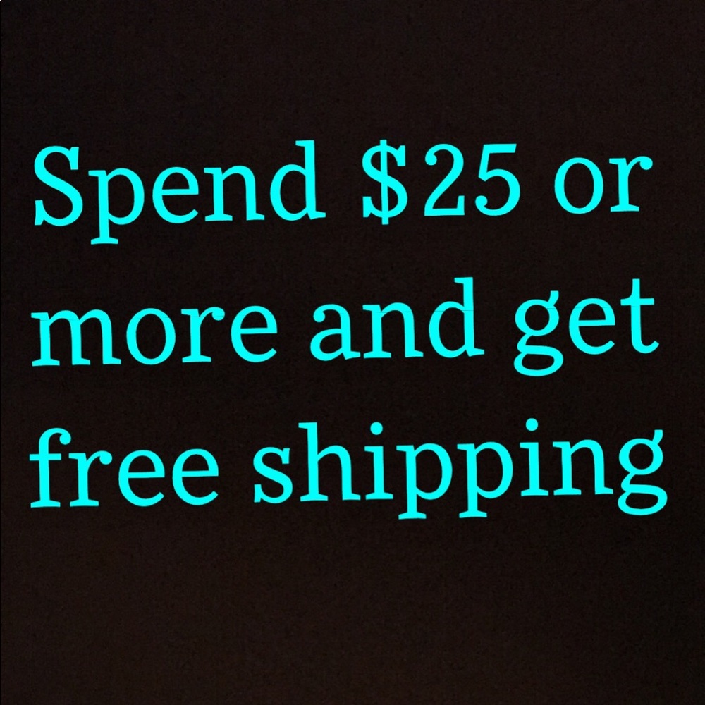 Free shipping on anything $25